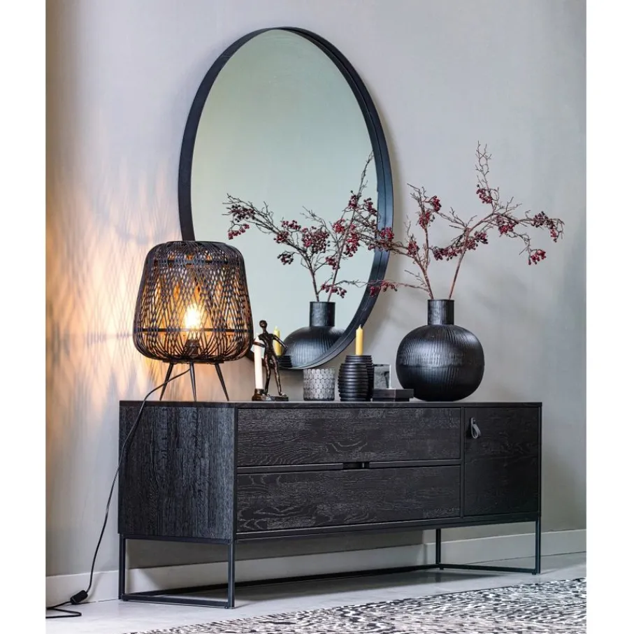 Tv-Meubels<WOOOD TV-meubel Silas Zwart - 180x61x44 cm