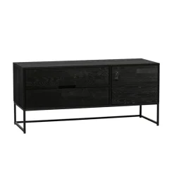Tv-Meubels<WOOOD TV-meubel Silas Zwart - 120x55x44 cm