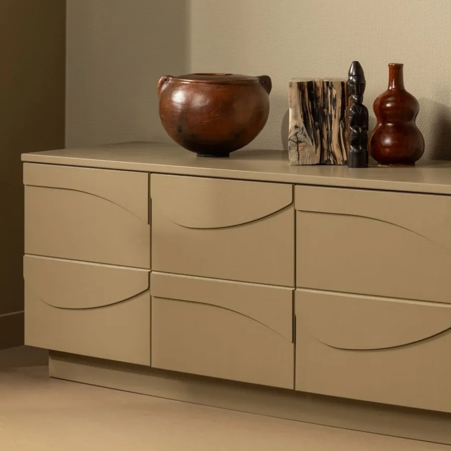 Tv-Meubels<WOOOD TV-meubel Teo Mud - 180x52x40 cm