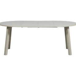 Eettafels<WOOOD Uitschuifbare Eettafel Janne Grijs - 120/200x120 cm