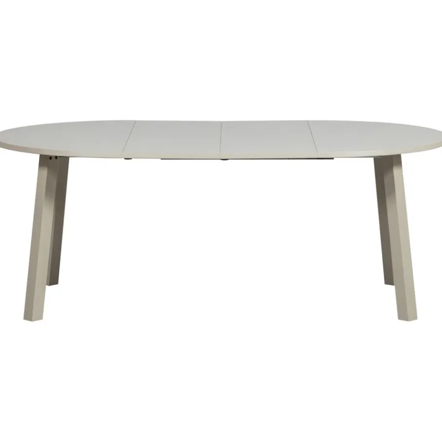 Eettafels<WOOOD Uitschuifbare Eettafel Janne Grijs - 120/200x120 cm