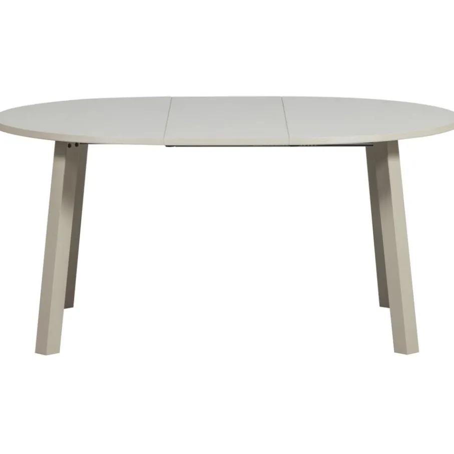 Eettafels<WOOOD Uitschuifbare Eettafel Janne Grijs - 120/200x120 cm