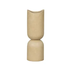 Vazen & Potten<WOOOD Vaas Mosi Beige - 75 cm hoog