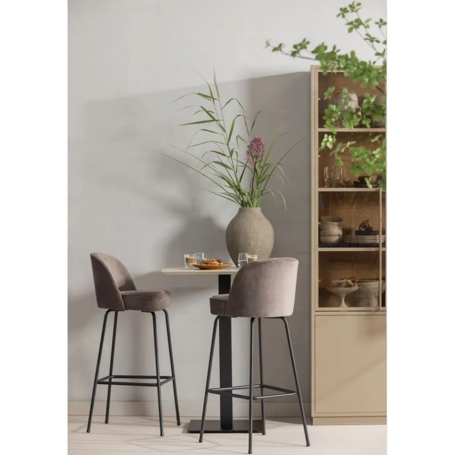 Buffetkasten|Vitrinekasten<WOOOD Vitrinekast Casa Mud - 101x236x40 cm