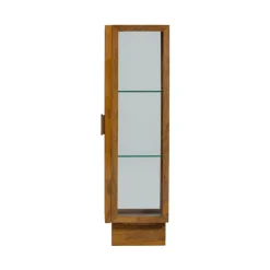Vitrinekasten<WOOOD Vitrinekast Kella Naturel - 40x137x39 cm