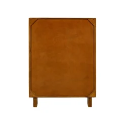 Vitrinekasten<WOOOD Vitrinekast Kella Naturel - 100x132x44 cm