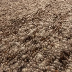 Vloerkleden<WOOOD Vloerkleed Efia Bruin - Ø 200 cm
