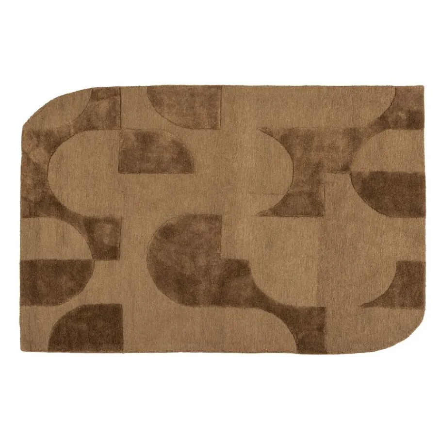 Vloerkleden<WOOOD Vloerkleed Livo Bruin - 170x240 cm