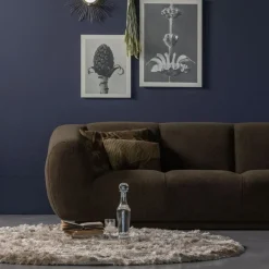Vloerkleden<WOOOD Vloerkleed Praline Bruin - Ø 200 cm
