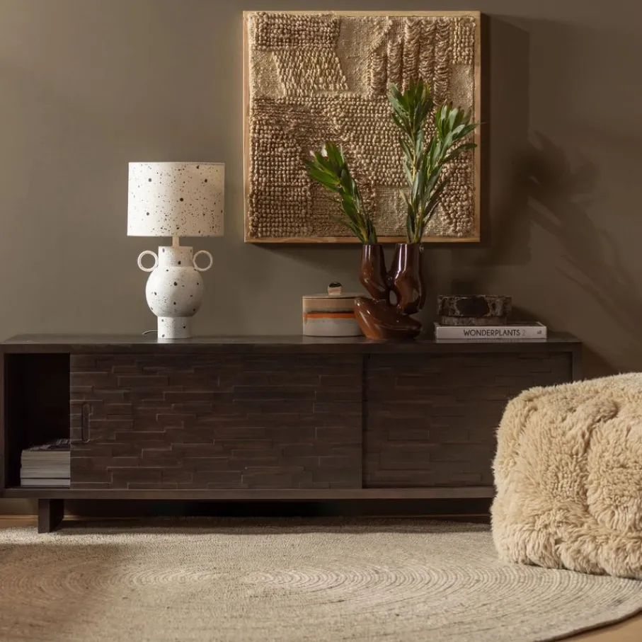 Vloerkleden<WOOOD Vloerkleed Utopia Beige - Ø 200 cm