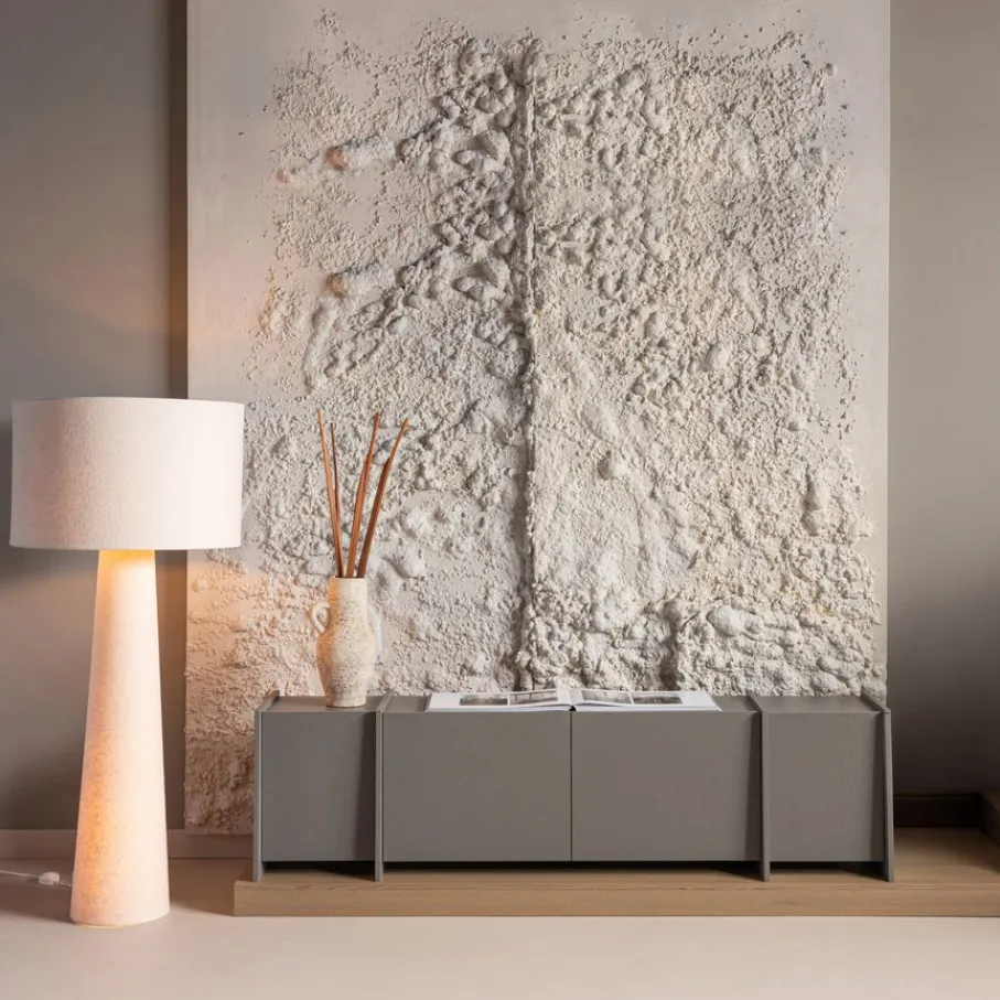Vloerlampen<WOOOD Vloerlamp Loft Naturel - E27 - 160 cm hoog
