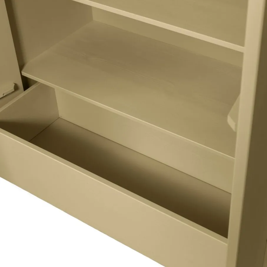 Wandkasten<WOOOD Wandkast Basu Moss - 101x210x46 cm