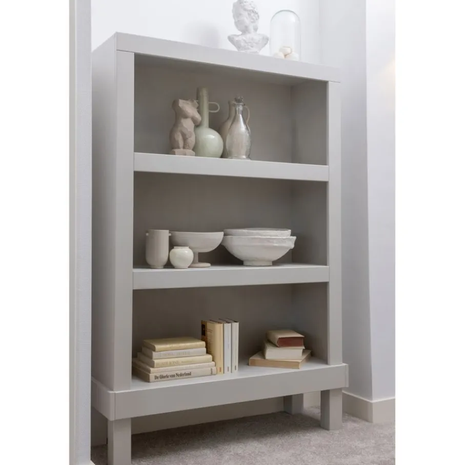 Wandkasten<WOOOD Wandkast Bonk Mist - 107x160x39 cm