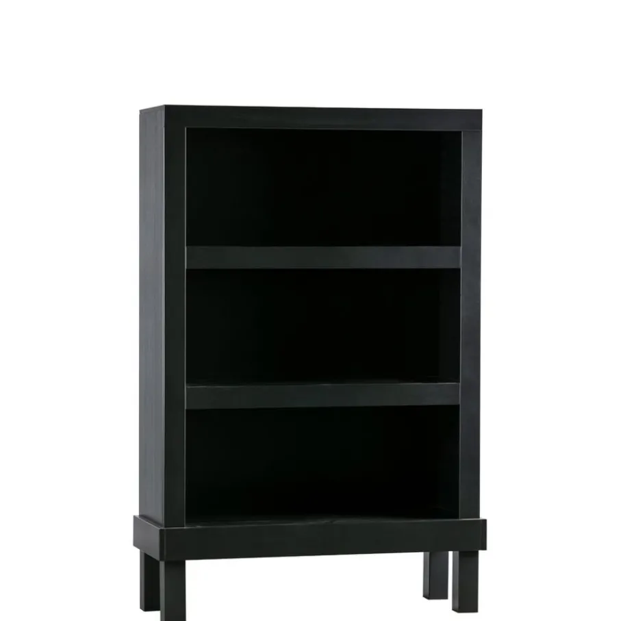 Wandkasten<WOOOD Wandkast Bonk Zwart - 107x160x39 cm