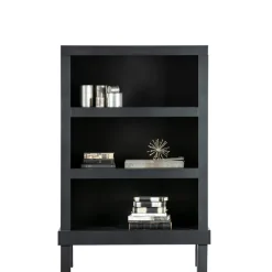 Wandkasten<WOOOD Wandkast Bonk Zwart - 107x160x39 cm