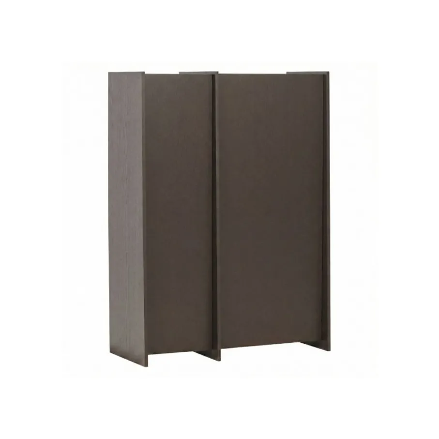 Wandkasten<WOOOD Wandkast Brock Middenbruin - 102x140x44 cm