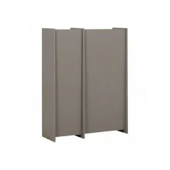 Wandkasten<WOOOD Wandkast Brock Warmgrijs - 102x140x44 cm