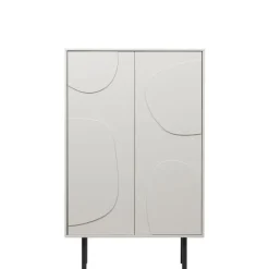 Wandkasten<WOOOD Wandkast Cadiz Mist - 85x135x40 cm