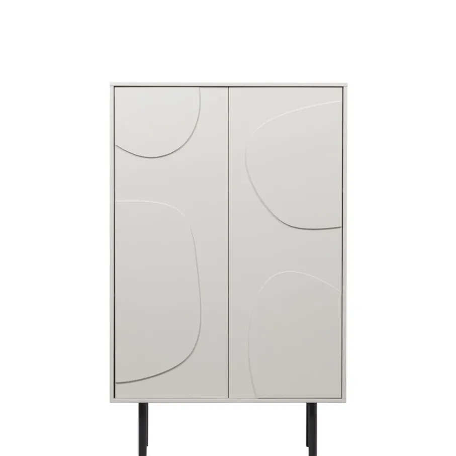 Wandkasten<WOOOD Wandkast Cadiz Mist - 85x135x40 cm