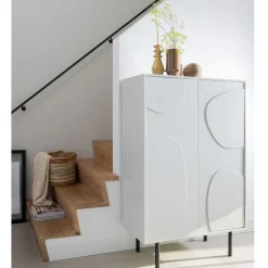 Wandkasten<WOOOD Wandkast Cadiz Mist - 85x135x40 cm