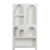 Wandkasten<WOOOD Wandkast Caz Wit - 95x180x32 cm