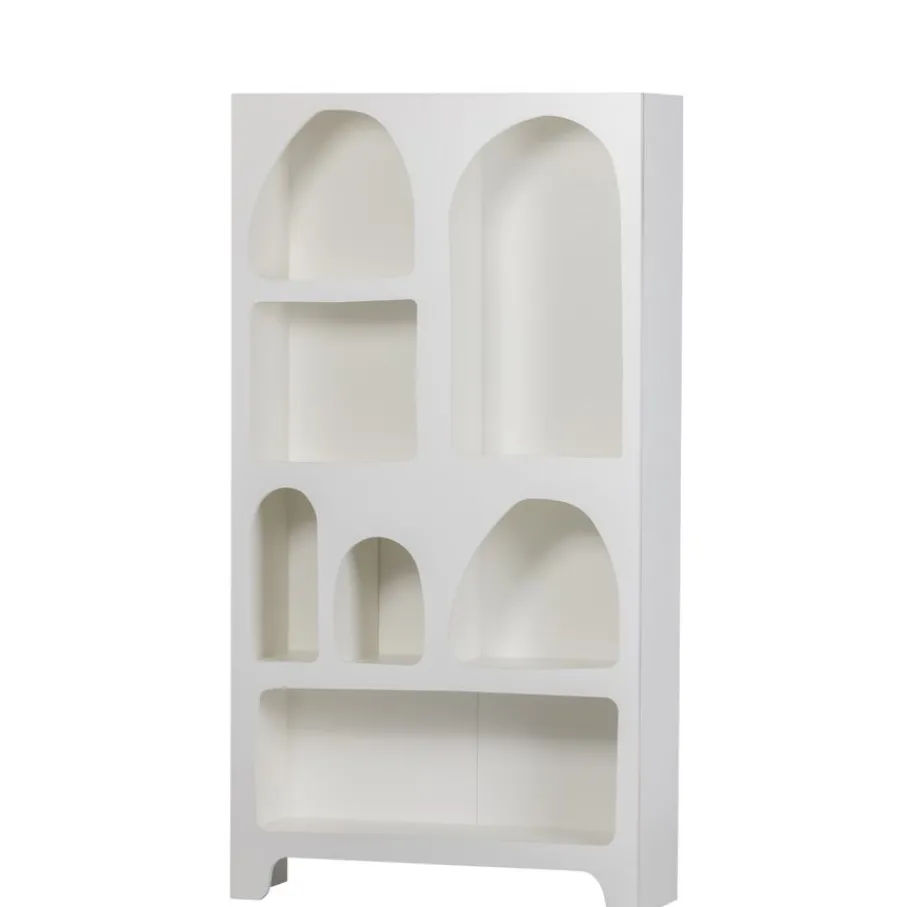 Wandkasten<WOOOD Wandkast Caz Wit - 95x180x32 cm