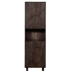 Wandkasten<WOOOD Wandkast Draw Bruin - 60x200x40 cm
