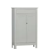 Wandkasten<WOOOD Wandkast Eva Grijs - 93x150x40 cm