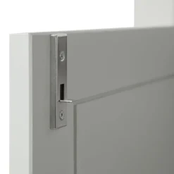 Wandkasten<WOOOD Wandkast Eva Grijs - 93x150x40 cm