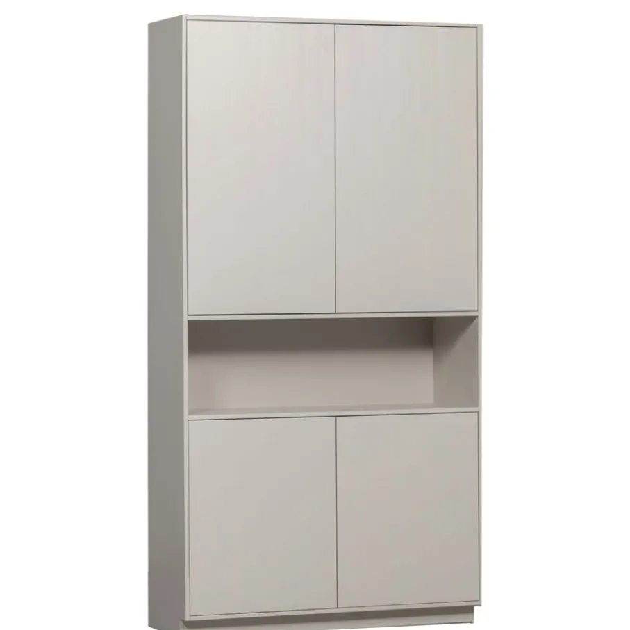 Wandkasten<WOOOD Wandkast Finca Mist - 110x210x40 cm