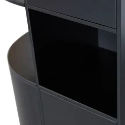Wandkasten<WOOOD Wandkast Finca Zwart - 78x210x40 cm