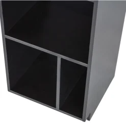 Wandkasten<WOOOD Wandkast Finca Zwart - 40x210x40 cm