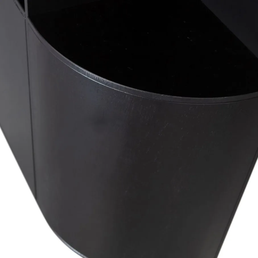 Wandkasten<WOOOD Wandkast Finca Zwart - 78x210x40 cm