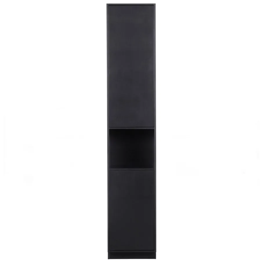 Wandkasten<WOOOD Wandkast Finca Zwart - 40x210x40 cm
