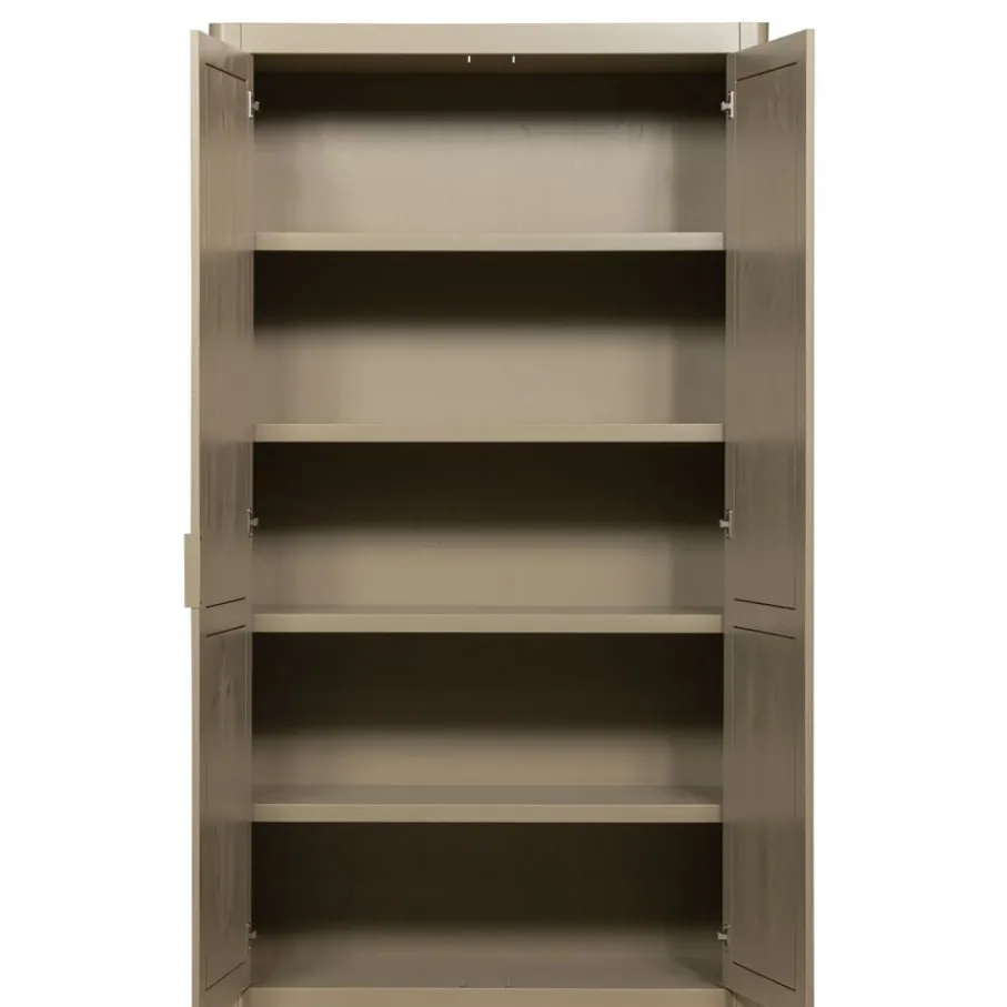 Wandkasten<WOOOD Wandkast Gunnar Mud - 120x217x48 cm