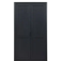 Wandkasten<WOOOD Wandkast Gunnar Zwart - 120x217x48 cm