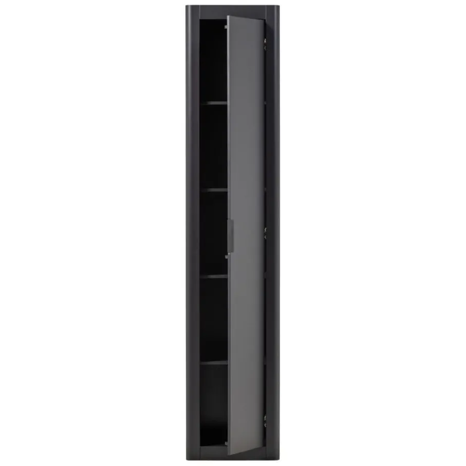 Wandkasten<WOOOD Wandkast Gunnar Zwart - 45x217x39 cm
