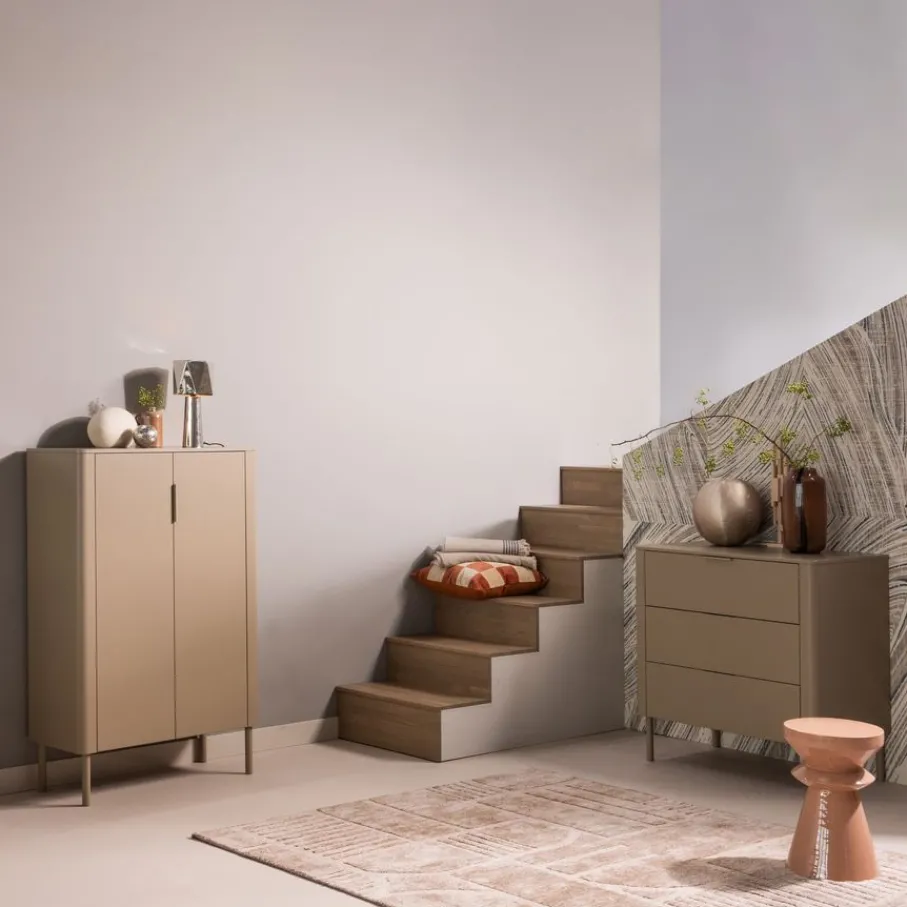 Wandkasten<WOOOD Wandkast Gunnar Zwart - 85x135x39 cm