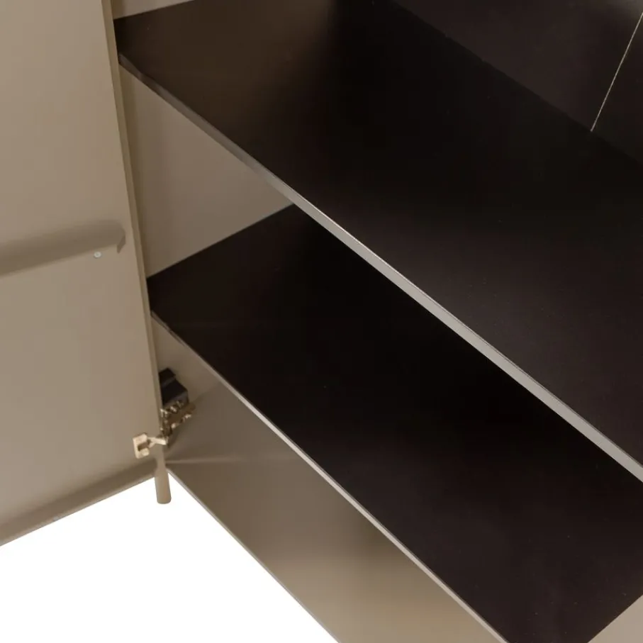 Wandkasten<WOOOD Wandkast Gunnar Zwart - 85x135x39 cm