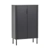 Wandkasten<WOOOD Wandkast Gunnar Zwart - 85x135x39 cm