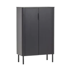 Wandkasten<WOOOD Wandkast Gunnar Zwart - 85x135x39 cm