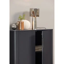 Wandkasten<WOOOD Wandkast Gunnar Zwart - 85x135x39 cm