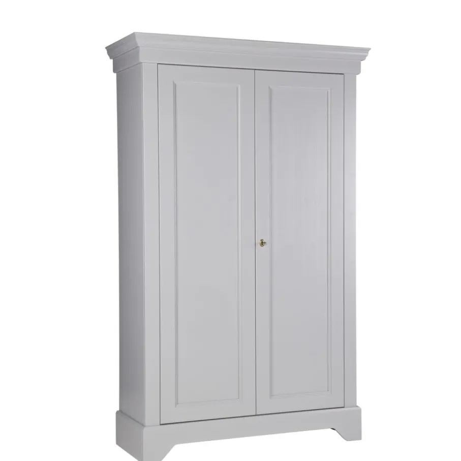 Wandkasten<WOOOD Wandkast Isabel Grijs - 118x191x47 cm