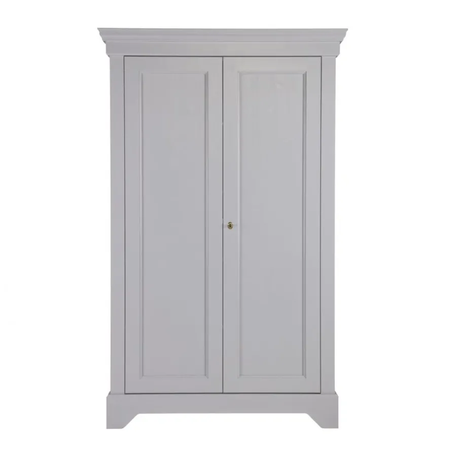 Wandkasten<WOOOD Wandkast Isabel Grijs - 118x191x47 cm