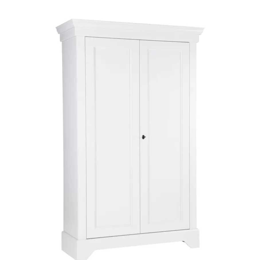 Wandkasten<WOOOD Wandkast Isabel Wit - 118x191x47 cm