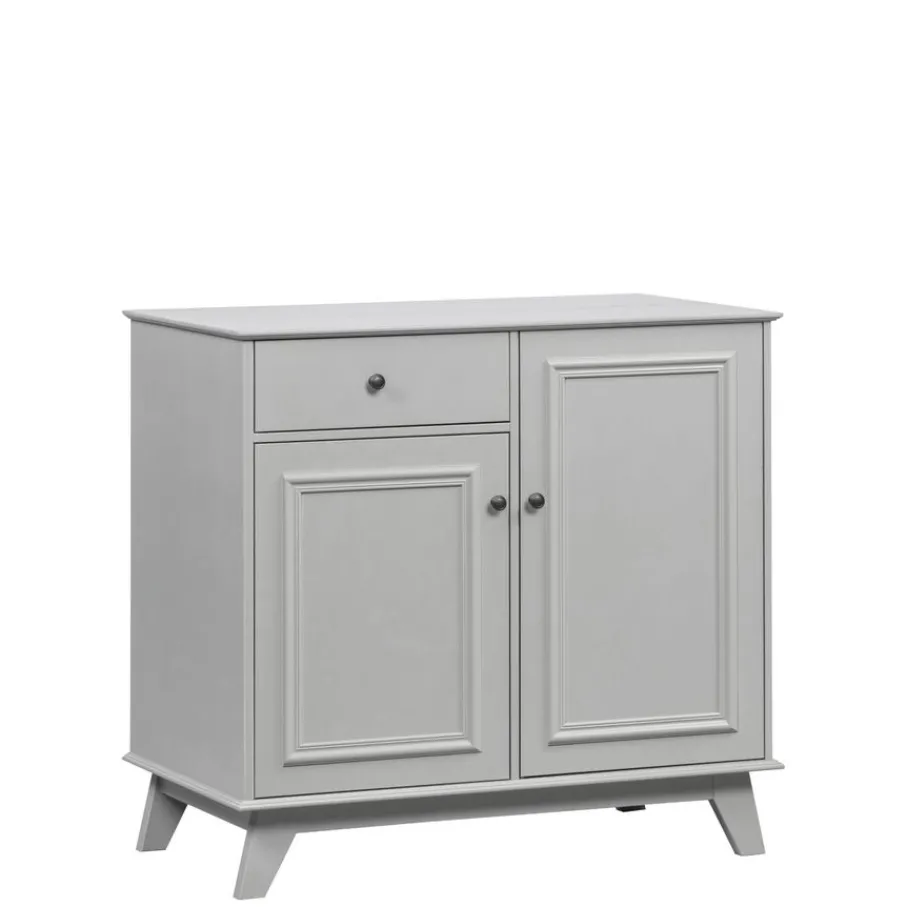Wandkasten<WOOOD Wandkast Lily Grijs - 98x93x55 cm