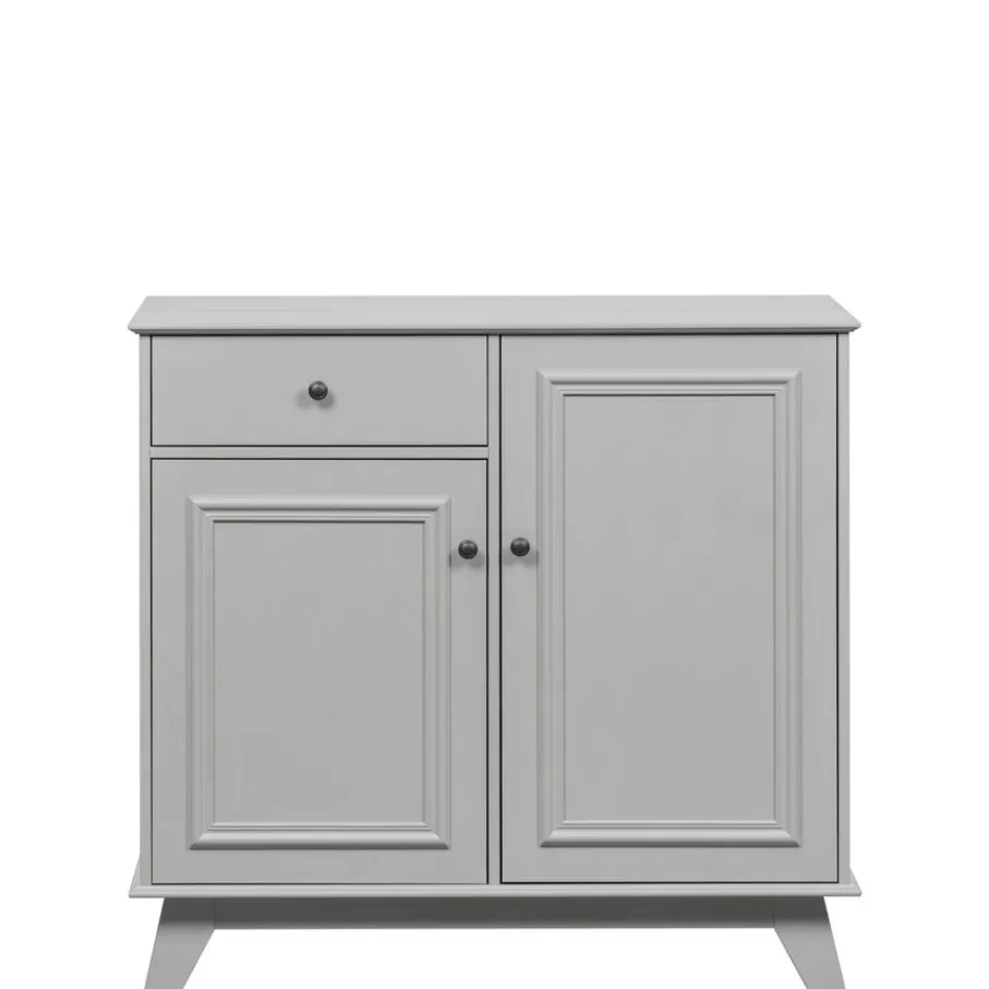 Wandkasten<WOOOD Wandkast Lily Grijs - 98x93x55 cm