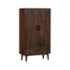 Wandkasten<WOOOD Wandkast Liya Donkerbruin - 85x150x35 cm