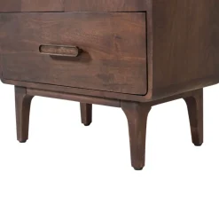 Wandkasten<WOOOD Wandkast Liya Donkerbruin - 60x200x35 cm