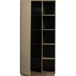 Wandkasten<WOOOD Wandkast Lowen Mud - 100x221x44 cm